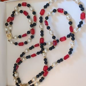 Multi-color Necklace & Bracelet Set